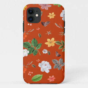Capa Para iPhone 11 Flores Amarelas e Rosas Brancas 9