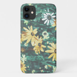 Capa Para iPhone 11 Flores Amarelas Verdes Pálidas Pastel iPhone 11 Ca