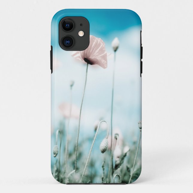 Capa Para iPhone 11 Flores da papoila (Verso)