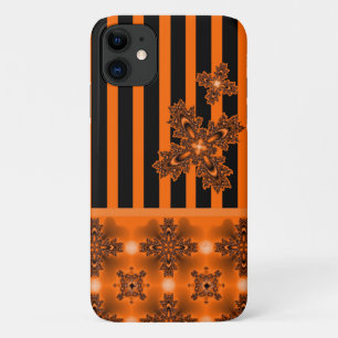 Capa Para iPhone 11 Flores de Artdeco no estilo retro