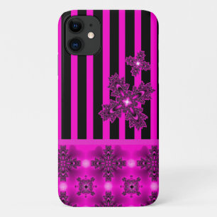 Capa Para iPhone 11 Flores de Artdeco no Estilo Retroativo