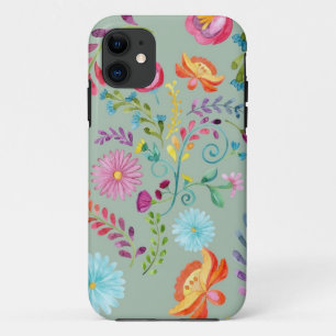 Capa Para iPhone 11 Flores de Garrafas - Personalizáveis