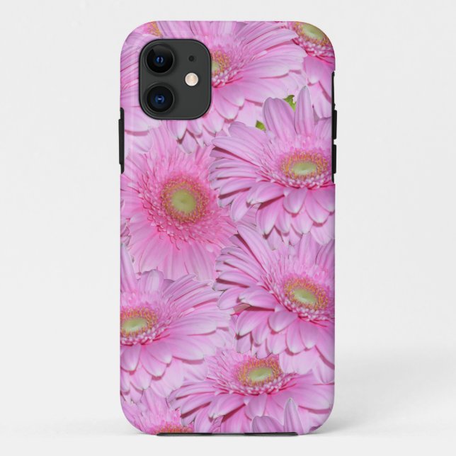 Capa Para iPhone 11 Flores De Gerador Rosa De Densidade Pastel, (Verso)