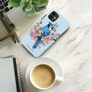 Capa Para iPhone 11 Flores de Mola Azul