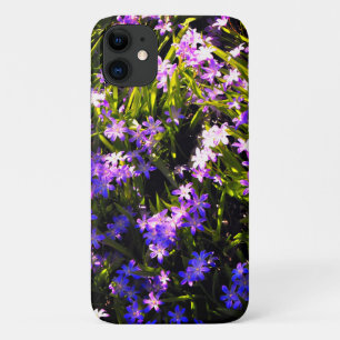 Capa Para iPhone 11 Flores de Mola Azul