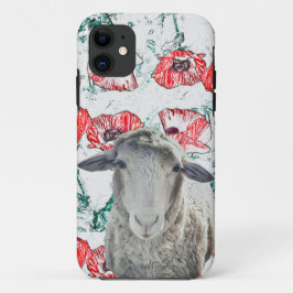 Capa Para iPhone 11 Flores De Raposa-Vermelha-Borrão-De-Ovo-Borrão