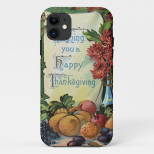 Capa Para iPhone 11 Flores de Vaso de Fruta de Vassoura de Ação de G