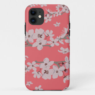 Capa Para iPhone 11 Flores Flutuantes De Cereja