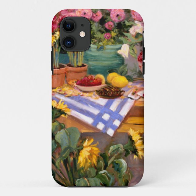 Capa Para iPhone 11 Flores frescas mim (Verso)