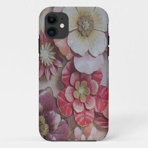 CAPA PARA iPhone 11 FLORES MÚLTIPLOS DE COR