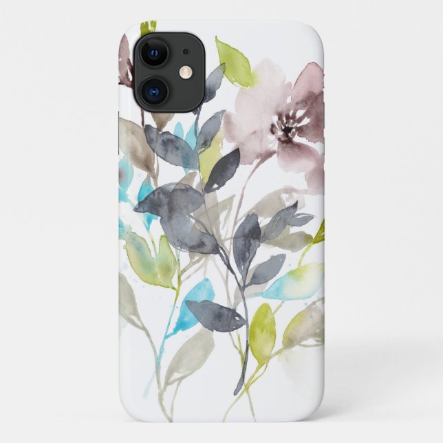 Capa Para iPhone 11 Flores na Mistura (Verso)