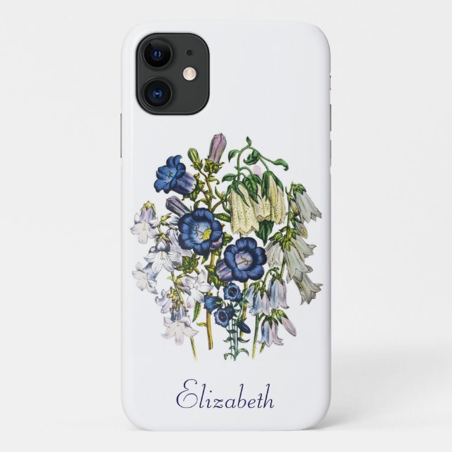 Capa Para iPhone 11 Flores Personalizadas (Verso)