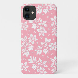Capa Para iPhone 11 Flores Rosa Doce