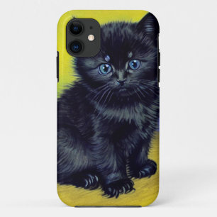 Capa Para iPhone 11 Flores Roxas Pretas de Gogh
