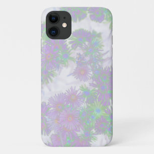 Capa Para iPhone 11 Flores Selvagens de Pastel Cor-de-rosa pálido iPho