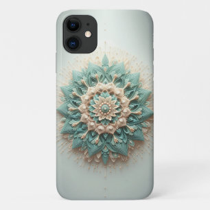 Capa Para iPhone 11 Florescimento Moderno Intrincado em Camadas - Eleg