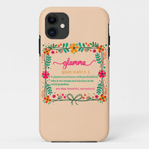 Capa Para iPhone 11 Flower Frame Glamma Vovó Definição de vovó