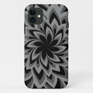 CAPA PARA iPhone 11 FLUXAS DE NEGRO E BRANCO