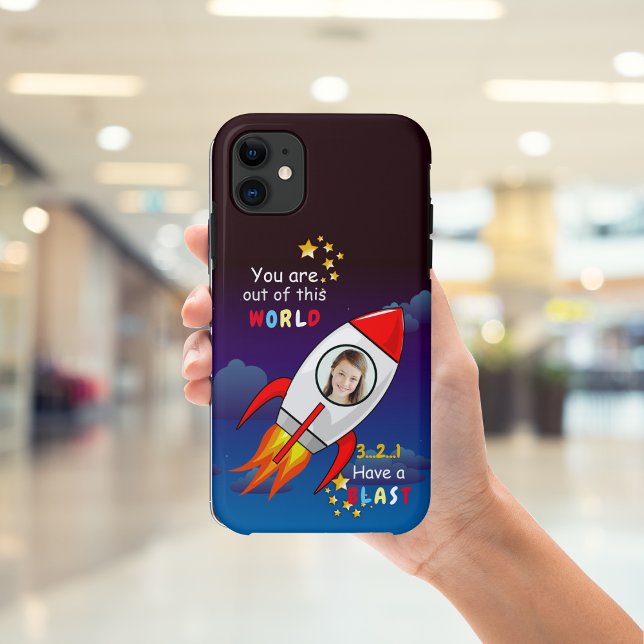 Capa Para iPhone 11 Foguete de Foguete Exterior Bonito Explodiu Aniver (Criador carregado)