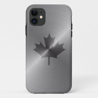Capa Para iPhone 11 Folha de bordo da platina de Canadá