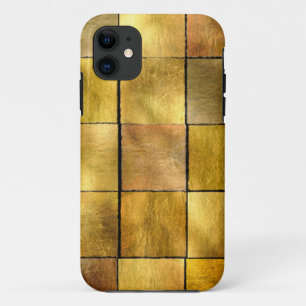 Capa Para iPhone 11 Folha Dourada