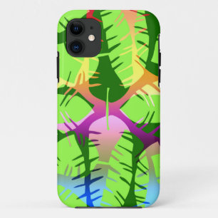 CAPA PARA iPhone 11 FOLHAS BOTÂNICAS DE ABSTRATO BANANA