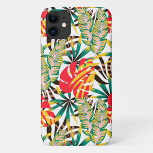 Capa Para iPhone 11 Folhas de Palma Tropicais Selvagens