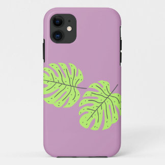 Capa Para iPhone 11 Folhas Verdes  