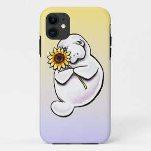 Capa Para iPhone 11 Fora-Trela ensolarada Art™ do peixe-boi