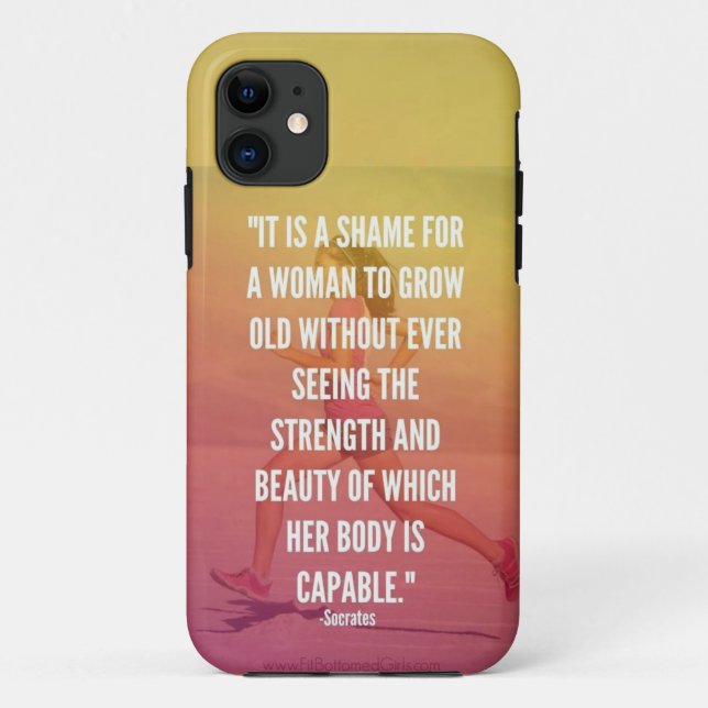 Capa Para iPhone 11 Força e beleza - Trabalhos femininos (Verso)