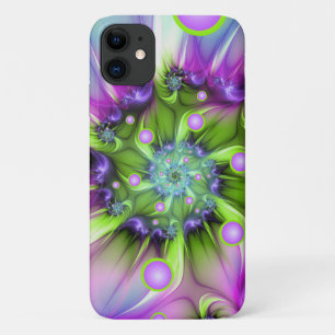 Capa Para iPhone 11 Formas espirais coloridas, redondas, forma Abstrat