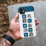 Capa Para iPhone 11 Foto Azul de Colagem Moderna Melhor Hubby Nunca Pr<br><div class="desc">O "Modern Collage Photo Best Hubby Ever Gift" é um presente personalizado de fotos que mostra uma coleção de fotos com os melhores momentos compartilhados entre você e seu amado marido. Esta versão em particular apresenta um tema azul, fazer e adição contemporânea a qualquer decoração.Este presente é perfeito para ocasiões...</div>