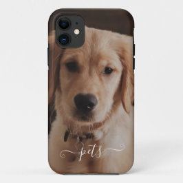 Capa Para iPhone 11 Foto de animais de estimação fofos para lembrar