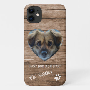 Capa Para iPhone 11 Foto Impressa Da Melhor Mãe De Cachorro Alguma Ve