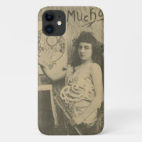 Foto modelo de arte Alphonse mucha art nouveau
