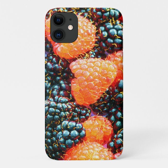Capa Para iPhone 11 Foto "Morango Brilhante". Compre agora (Verso)