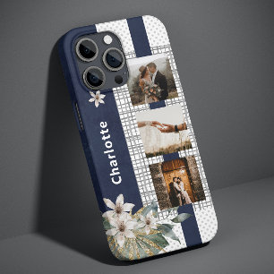 Capa Para iPhone 11 Foto Personalizada Do Casal De Casamento Moderno C