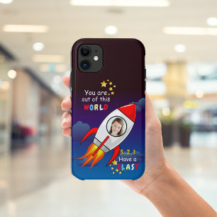 Capa Para iPhone 11 Foto personalizada do foguete astronauta 