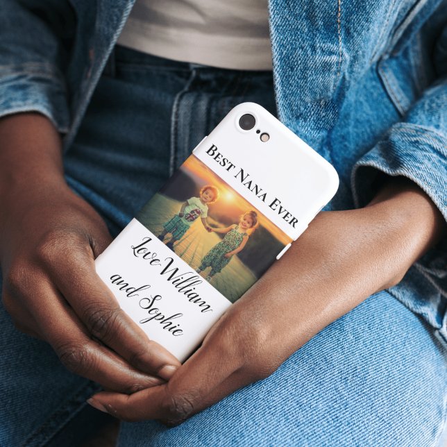 Capa Para iPhone 11 Foto personalizada do melhor nana nunca (Custom Best Nana Ever Photo Case-Mate iPhone Case)