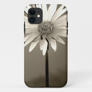 Capa Para iPhone 11 Foto preto e branco da flor
