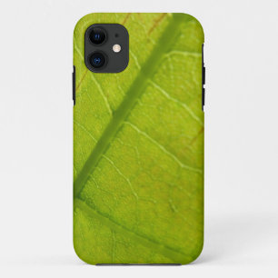 Capa Para iPhone 11 Fotografia Botânica de Folha Verde