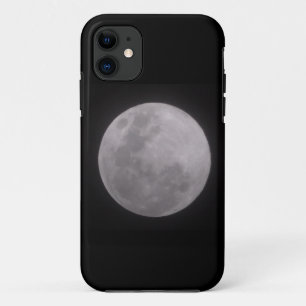 Capa Para iPhone 11 Fotografia da Lua Cheia