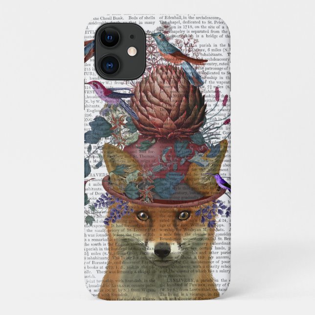 Capa Para iPhone 11 Fox Birdkeeper com Artichoke (Verso)