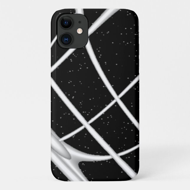 Capa Para iPhone 11 Fractal Espacial da Galáxia (Verso)