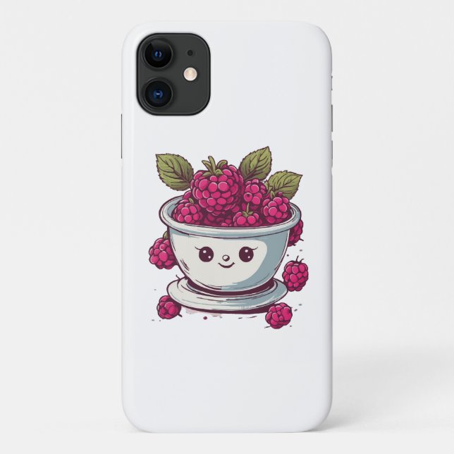 CAPA PARA iPhone 11 FRAMBOESA FOFINHA (Verso)