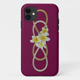 Capa Para iPhone 11 Frangipani BiColor Infinito Duplo