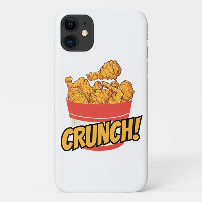 Capa Para iPhone 11 Frango frito (Verso)