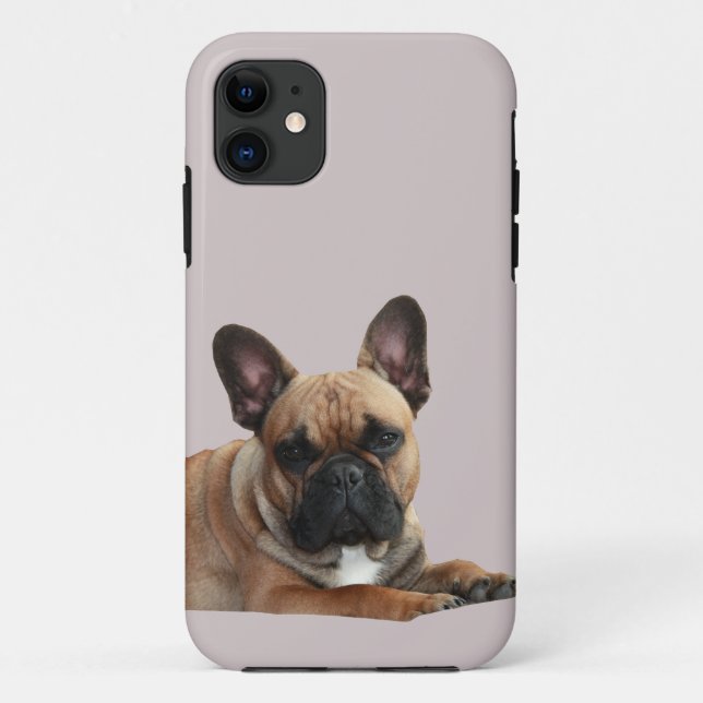 Capa Para iPhone 11 Französische Bulldogge Niedlich French Bulldog (Verso)