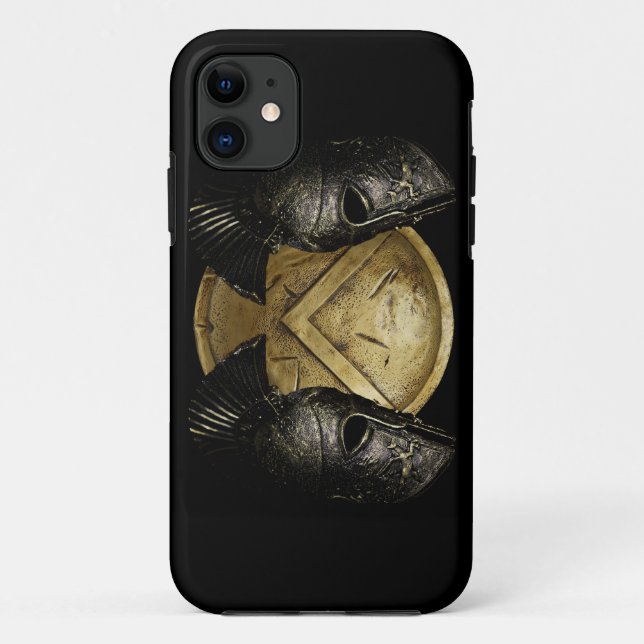 Capa Para iPhone 11 Fraternidade espartano (Verso)