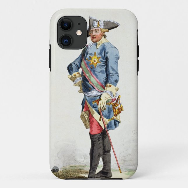 Capa Para iPhone 11 Frederick II "os grande" (1712-86) reis de Prússia (Verso)